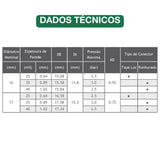 Tubo Gotejador Amnon Nd 17mm 25 Mil 2.2 L/h 40cm 500m - Naandan